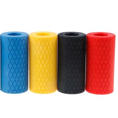 China Fitness Bomber Grips 2021 Christmas Promotion Fat Delivery Fitness Grips Silicone Thick Bar Rubber Quick Grips for sale