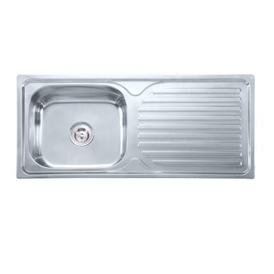 China Without faucet top and inset stainless steel kitchen sink for sale