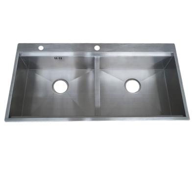 China Without Double Faucet Bowl Handmade Kitchen Sink for sale