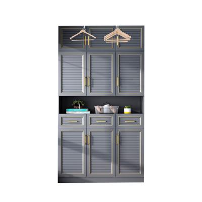 China (Size) Adjustable Hot Selling Multilayer Storage Locker Combination Balcony Home Shoe Shelf Cabinets for sale