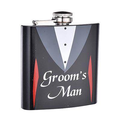 China 4oz Food Grade Drinking Certification Engraved Wedding Stainless Steel Hip Flask for sale