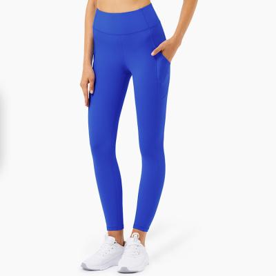 China Wholesale Custom Antibacterial Yoga Pants Solid Color Sports Yoga Pants High Waist Sports Yoga Leggings for sale