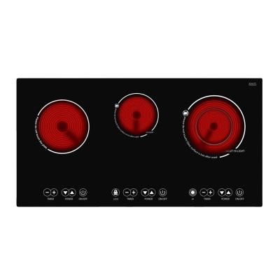 China Gold Commercial Supplier Good Quality Electric Induction Cooktop Round Electric Infrared Ceramic Stove Cooker for sale