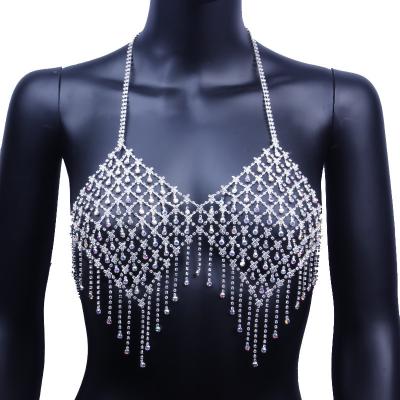 China New Super Sexy Instant Diamond Mesh Chain Color Tassel Body Chain From Amazon Ebay Source Casual/Sport for sale