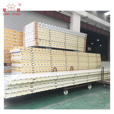 China Competitive Price Colorful Customized cam lock cold room ceil panel PU Sandwich Panel for sale