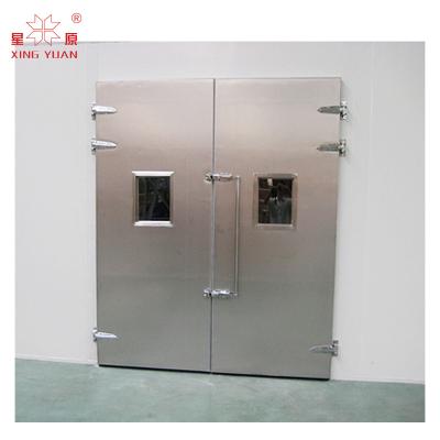 China China Factory Supplied Top Quality 150mm pu sandwich panels Aluminum frame Swing Door for sale