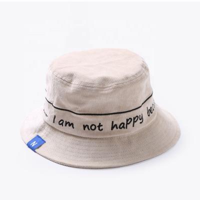 China JOINT Custom Sports Fabric Corduroy Sports Logo Embroidery Logo Hip Hop Hip Hop Bucket Hats Unisex Hats For Outdoor for sale