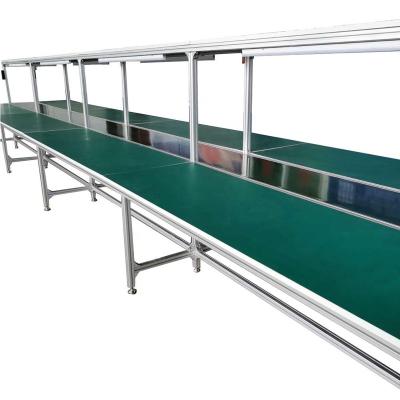 China Custom Table Top Belt Conveyor Shoes Lasting Conveyor for sale