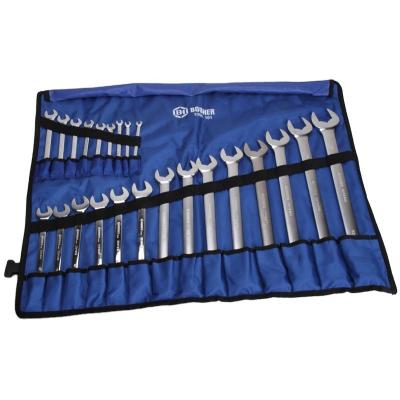 China 23pcs Hot Sale Chinese Vanadium Chrome Vanadium Tool Kit ANSI Standard Comb Wrench Set for sale