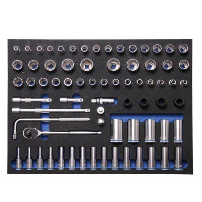 China Tool kit factory wholesale professional 72pcs mixed sockets set for auto repair in tool kit for sale