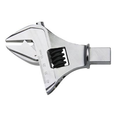 China Cr.V SQUARE DRIVE ADJUSTABLE WRENCH FITTING FOR TORQUE WRENCH for sale