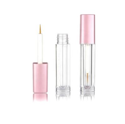 China OEM Packaging Container Waterproof Empty Eyeliner Tube Cosmetic Eyelash Bottle With Brush Plugs for sale