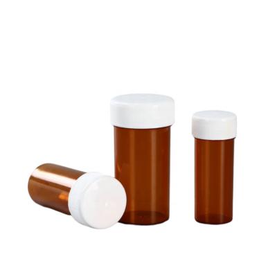 China Smell Proof Pharmaceutical Pharmacy Packaging Capsule Bottles HDPE Plastic Tablet Containers for sale