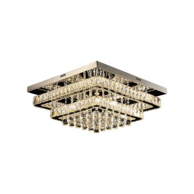 China Modern Luxury Leaded K9 Crystal Ceiling Lamp Led Lighting Crystal Ceiling Light for sale