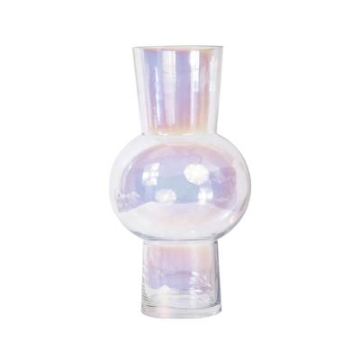 China Luxury Modern Creative Room Small Flower Vase Living Room TV Cabinet Glass Vases Decor for sale