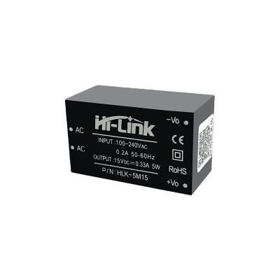 China Step Back To Power Hi Link 15V DC Power Supply HKL-5M15 AC DC Switch Power Supply Module Paypal Accept for sale