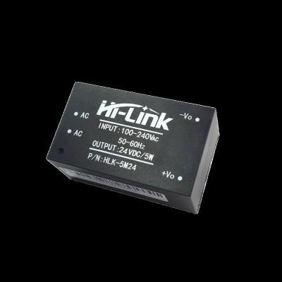 China DC to AC switch HLK-5M24 power transformer acdc 24v 5W module changeover power supply module for sale