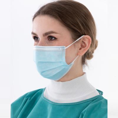 China High Breathability ASTM F-2100 Level 2 Disposable Adult Medical Surgical Face Mask With 510k for sale