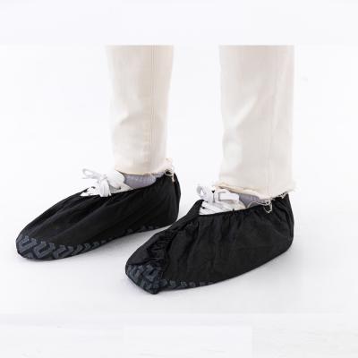 China Medical Care Disposable Black Blue Shoe Covers For Clean Room Reusable Shoe Covers Medical for sale