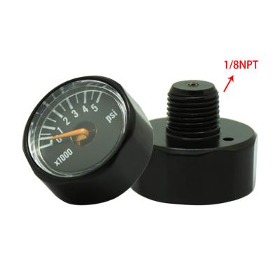 China 19mm Mini Precise Micro 1/8NPT Pressure Gauges for sale