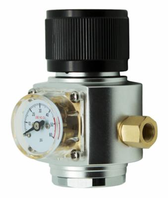 China Durable SMACO OEM Home Brew Regulator 30PSI Adjustable Mini CO2 Gas Regulator 3/8-24UNF Thread for sale