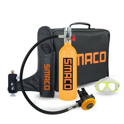 China SMACO Breathable S400 B set scuba tank for diving with hand pump and refill adapter miniscuba tank for sale