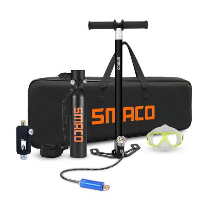 China Snorkeling or diving within 5 meters water SMACO S500 mini dive AQUABREATHER SMACO S500 C set 0.7L 12 min equipment kit for sale