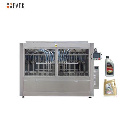 China Npack 10 Hotels Squirter Automatic 1l-5l Lubricant Car Oil Bottle Filling Machine for sale