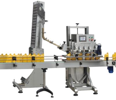 China Easy Food Npack Linear Type Operate Full Automatic Servo Motor High Speed ​​Honey Jar Capping Machine for sale