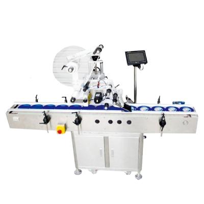 China Wrap Stick Label On Labeling Machine Automatic Round Bottle Npack Automatic Flat Labeling Machine for sale