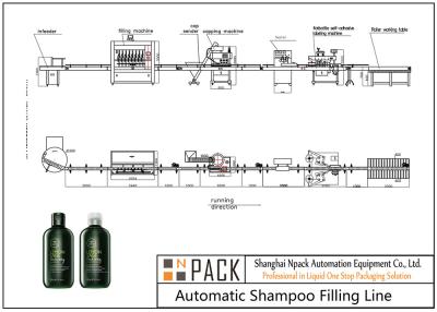 China Automatic Line Food Npack Liquid Soap Bottle Filler Filling Capping Labeling Machine for sale