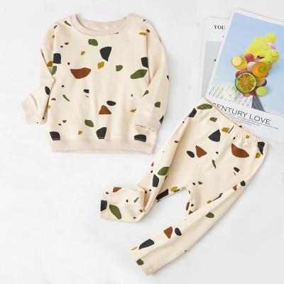 China LZH Breathable Baby Boy Clothes Set For Newborn Babies Sleepwear Casual 2Pcs Suit For Kids Costume for sale