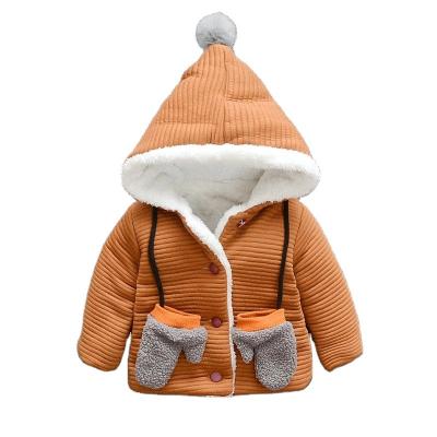 China LZH Viable Autumn Children Outerwear Coat Casual Thicken Cotton Hooded Jacket For Baby Boy Winter Jacket for sale