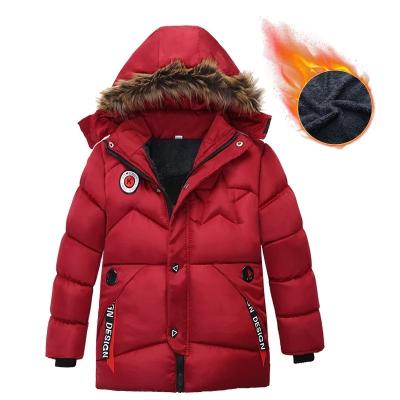 China LZH Toddler Boys Winter Jacket Viable Children Thickened Hooded Coat Autumn Kids Clothes Outerwear for sale