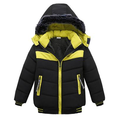 China 2021 LZH Autumn Winter Jackets For Boys Thicken Warm Cotton-padded Hooded Coat Sustainable Clothes Children Outerwear for sale