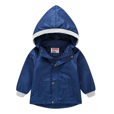 China LZH Breathable Spring Kids Anorak For Boys Jacket Kids Outerwear Coat Toddlers Babies Hooded Ditch Coat for sale