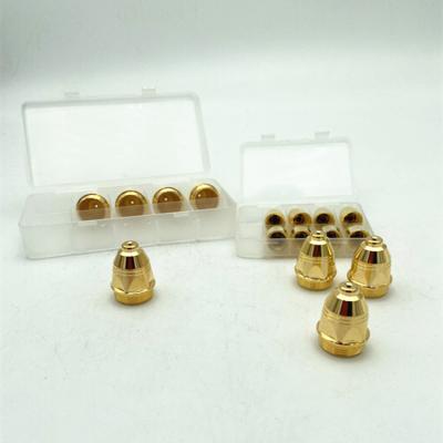 China Cutting industry import hafnium P80 gold nozzle and electrode assembly for cutting machine for sale