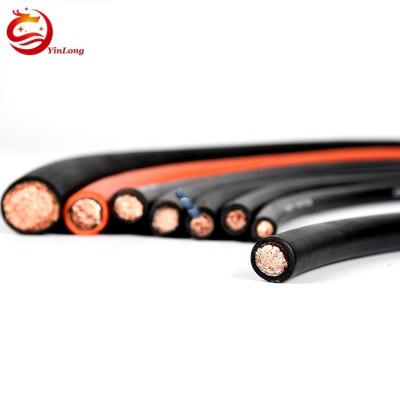 China A.W.G. industrial black rubber welding cable 16 mm2 100 V 5 for sale