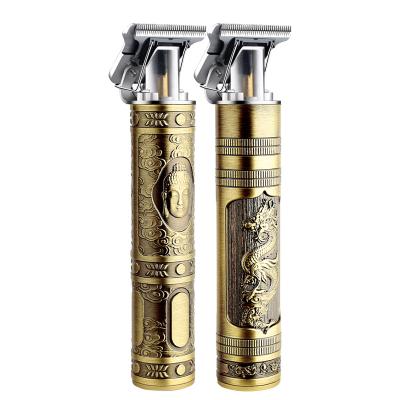 China T9 Electric Car Hair Trimmer Vintage Clippers Metal Hair Cutting Remover for sale