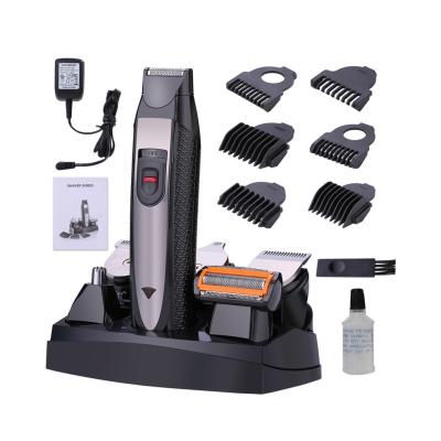 China Car Canfill 6 in 1Men's Hair Trimmer Nose Hair Trimmer Nose Hair Trimmer Beard Shaver T Blades Sideburns Hair Handle Set Drawing Mustache Trim Sets for sale