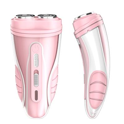 China Lady Outdoor Wet Dry Razor Canfill Floating Blade Heads Women Hair Removal Fine Shaving Machine USB Fill for sale