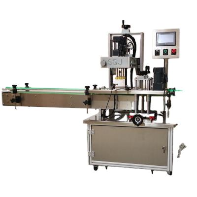 China Automatic High Speed ​​Pneumatic CLOTHING Bottles Screw Plastic Pump Cap Wire Capping Machine for sale