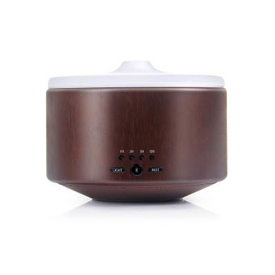 China Smell Best Selling 300Ml Comfortable Wooden Home Electric Ultrasonic Deco Wifi Alexa Speaker Aromatherapy Essential Oil Aroma Diffuser Smart Humidifier for sale