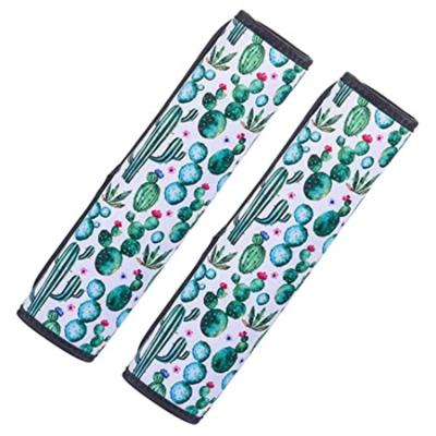 China Hot Sale Promotional Cheap Soft Sublimation Long Durability Neoprene Car Seat Belt Sleeve Protective Cover for sale