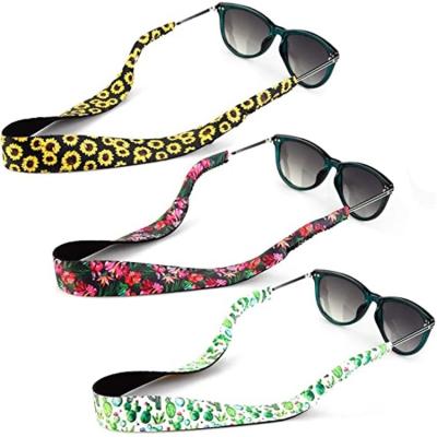 China Factory Wholesale High Quality Personalized Custom Waterproof Neoprene Sunglass Neck Straps Eco-friendly for sale