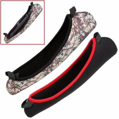 China Custom Black Neoprene Tactical Tools Riflescope Hunting Riflescope Camouflage Protect Gun Accessories Scope Cover Reversible Neoprene Scope Cover for sale