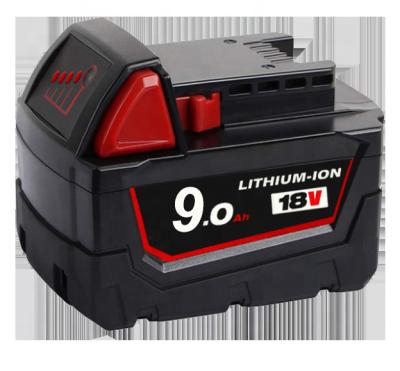 China 3000mA Rechargeable 5S3P 18V 9.0Ah 18650 Cell Li-ion 9000mAh Battery Power Tool Battery For m18 m18 Milwaukees 18V Battery for sale