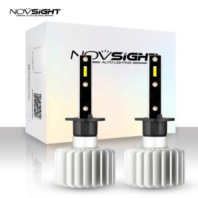 China Novsight/Nighteye A500-N35 all-in-one high low h1 beam bulb h4 led headlight car 360 degree 6000k 50W 9005 9006 h7 h11 led bulb for car for sale