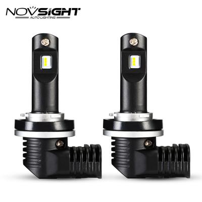 China 6063 Novsight Nighteye A500-N20B 0.72mm 10000lm 6500k H1 H3 H7 LED ultra-thin aluminum headlight light plug and play led bulb h4 for sale