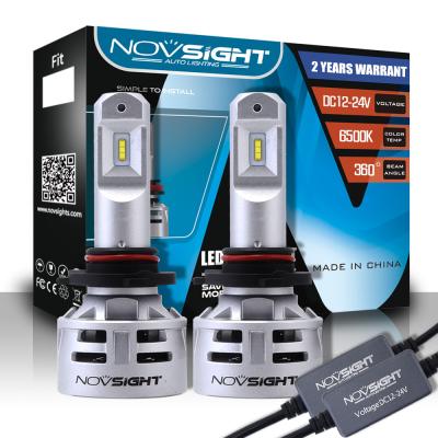 China Novsight Nighteye 6500k 60W/Per Head Light Pair 10000Lumen/Per Pair Super High Driver-Beam Auto Headlights Lighting System For Cars for sale